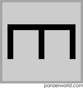 Light figure of a capital E turned 90 degrees clockwise.