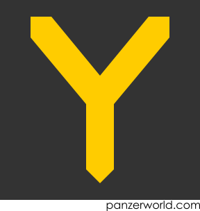 A yellow capital Y.